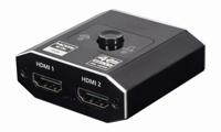 Bi-directionele HDMI 4K switch, 2 poorten - thumbnail
