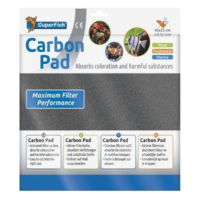 Superfish Carbon Pad 45x25 cm - pH-Neutrale Vijverfilter voor Helder Water