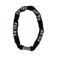 Falkx Kettingslot met nylon hoes 1200 x 10 mm zwart - thumbnail