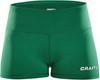 Craft 1906986 Squad Hotpants W - Team Green - XS - thumbnail