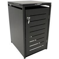 Kliko ombouw - Verzinkt staal - voor 1 kliko 120L Antraciet - thumbnail