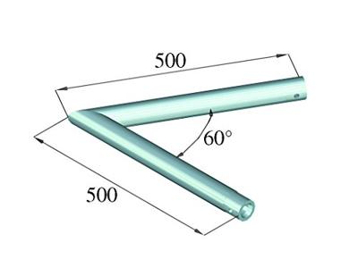ALUTRUSS SINGLELOCK SPAC-20 QUICK-LOCK Corner 60Â°