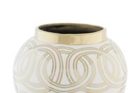 Tibor DKD Home Decor Porselein Gouden Wit Orientaals (22 x 22 x 42 cm) - thumbnail