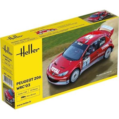 Heller 1/43 Peugeot 206 WRC 03