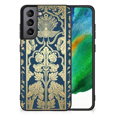 Samsung Galaxy S21FE Bloemen Hoesje Beige Flowers Samsung Galaxy S21FE Bloemen Hoesje Beige Flowers