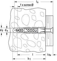 Fischer 518887 UX GREEN 10 x 60 R Universele pluggen 60 mm 10 mm 20 stuk(s) - thumbnail
