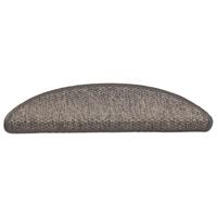 Trapmatten zelfklevend Sisal-Look 30 st 56x17x3 cm bruin beige - thumbnail