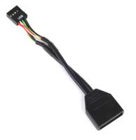 SilverStone G11303050-RT, USB 2.0 (intern) 9pin > USB 3.0 (intern) 19pin adapter - thumbnail