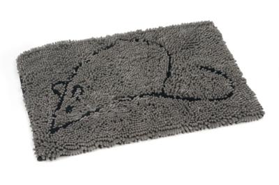 Dirty Cat Droogloopmat - Kat - Grijs - 60X40 Cm Dirty Cat Droogloopmat - Kat - Grijs - 60X40 Cm