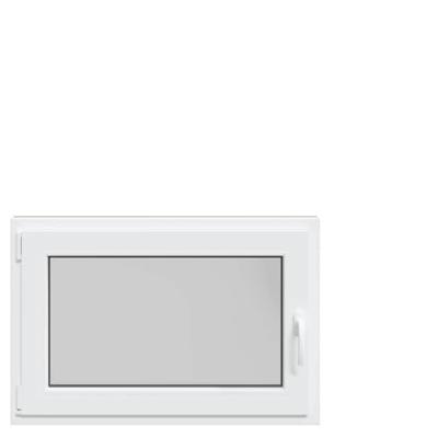 Kelderraam "RISOR" 90x60 cm draaikiep-1/2 DIN links antraciet