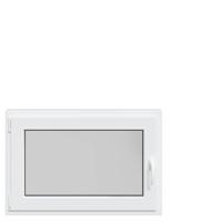 Kelderraam "RISOR" 90x60 cm draaikiep-1/2 DIN links antraciet - thumbnail