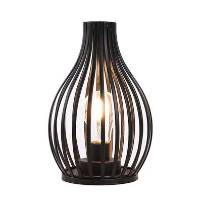 JHY JHY30481 Metalen LED Draadlamp 15.2x24.1 cm Zwart