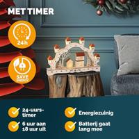 Monzana Kerstboog Winterdorp Led Warm wit - thumbnail