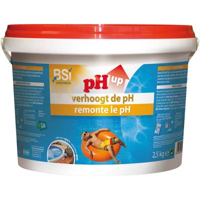 Ph up poeder 2,5 kg Zwembadonderhoud BSI - Bsi