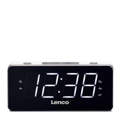 Lenco CR-18 Wekkerradio Wit