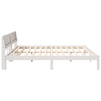 Bedframe Wit 180 x 200 cm Massief grenenhout - thumbnail