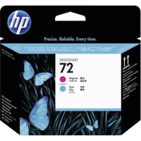 HP Printkop 72 Origineel Cyaan, Magenta C9383A - thumbnail