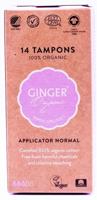 Ginger Organic Tampon normaal met applicator 14 Stuks - thumbnail