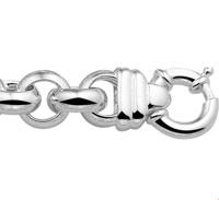 TFT Armband Zilver Jasseron 14 mm 22 cm - thumbnail