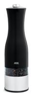Elektrische peper-/zoutmolen - ADE - KEUKENGEREEDSCHAPPEN - Roestvrij staal/kunststof - H 22,5 cm - Inclusief 6 AAA-batterijen - Zwart - thumbnail