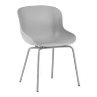 Normann Copenhagen Hyg eetkamerstoel Grey staal - thumbnail