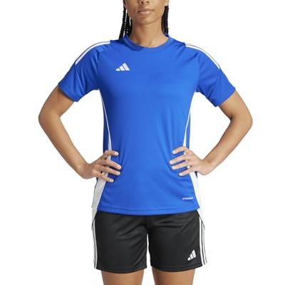 adidas Tiro 24 Trainingsshirt Dames Blauw Wit