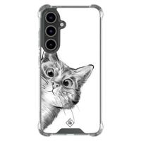 Samsung Galaxy S24 FE shockproof hoesje - Kat kiekeboe - thumbnail