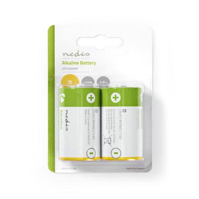 Nedis Alkaline-Batterij D | 1.5 V DC | 2 stuks | 1 stuks - BAAKLR202BL BAAKLR202BL
