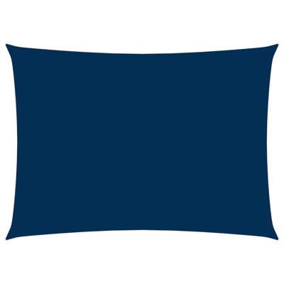 Zonnescherm rechthoekig 2x4 m oxford stof blauw Zonnescherm rechthoekig 2x4 m oxford stof blauw