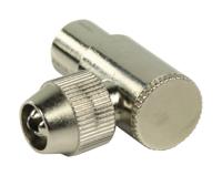 Coax connector metaal female haaks - thumbnail