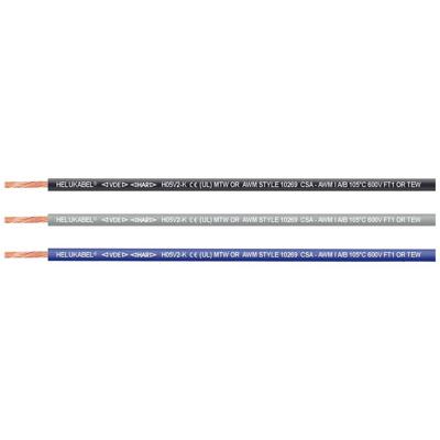 HELU 65403-3000 Enkele ader H05V2-K 1 G 0.50 mm² Groen-geel 3000 m