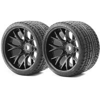 Sweep Racing Road Crusher Belted WHD wielen - 1/2 Offset - 17mm - Zwart - thumbnail