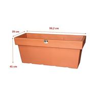 Prosperplast Bloempot Lofly Case (Grijs, 992x390x410) - thumbnail