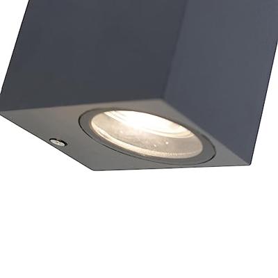QAZQA Moderne wandlamp donkergrijs IP44 - Baleno