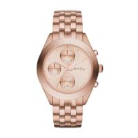 Horlogeband Marc by Marc Jacobs MBM3394 Roestvrij staal (RVS) Rosé 18mm - thumbnail
