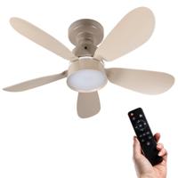 LED's Light Plafondventilator met lamp Taupe 25W 2600lm 2200K/6500K - thumbnail