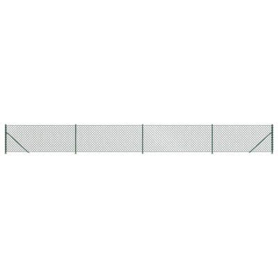 Gaashek met flens 1x10 m groen Gaashek met flens 1x10 m groen