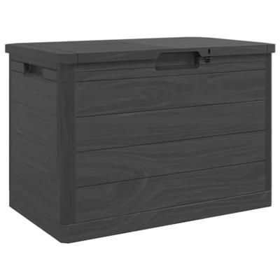 Kussenbox 77,5x44,5x53 cm polypropeen antracietkleurig - thumbnail
