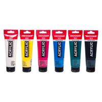 Amsterdam standard series acrylverf educatie set 120ml, 6dlg. - thumbnail
