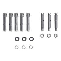 Tuinscherm uittrekbaar 140x300 cm crme - thumbnail