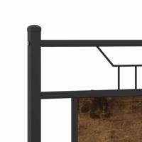 Bedframe zonder matras hout gerookt eikenkleurig 137x190 cm - thumbnail
