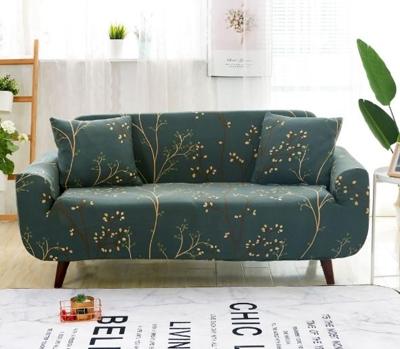 Sofa covers all-inclusive slip-resistente sectionele elastische volledige Bank cover sofa cover en kussensloop specificatie: vier zits + 2 pc's kuss