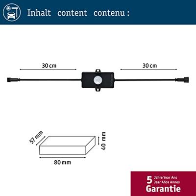 Paulmann 94556 Park + Light carportverlichtingssysteem Zwart