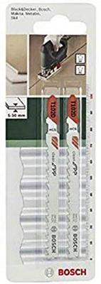 Bosch Accessoires Decoupeerzaagblad HCS T102D Clean For Pp | 2 stuks - 2609256C56 Bosch Accessoires Decoupeerzaagblad HCS T102D Clean For Pp | 2 stuks - 2609256C56