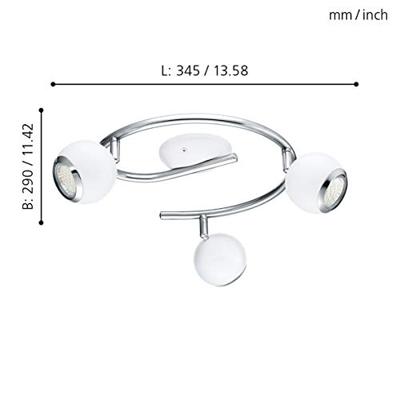 Eglo Led plafondspotBimeda led 3-lichts wit - 31003