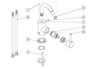 Tres Alplus Bidetmengkraan Chroom 20322401 - thumbnail