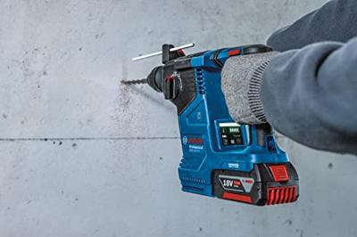 Bosch Blauw GBH 18V-24C Professional Accu Boorhamer | SDS-plus | 2 x 5,0 Ah accu + snellader | In L-Boxx 0611923003 - thumbnail