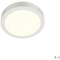 SLV 1004702 SENSER 24 LED-plafondlamp LED vast ingebouwd 15 W Wit - thumbnail