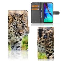 Motorola Moto G Pro | Telefoonhoesje | Met pasjeshouder | Baby Luipaard - thumbnail