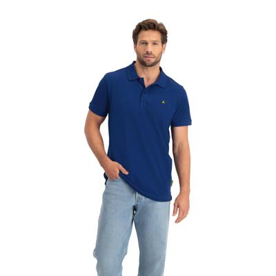 Polo Piqué Heren | Blauw | L Polo Piqué Heren | Blauw | L